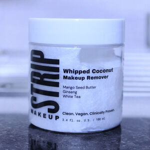 Strip Makeup Whipped Coconut Makeup Remover Clean Vegan 3.4 oz